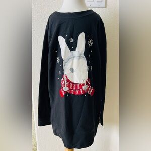 Girl’s sequin black sweater